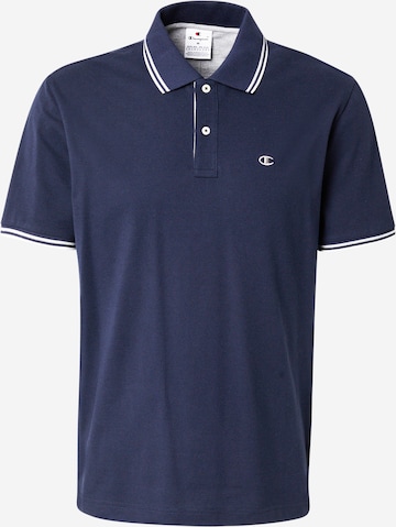 T-Shirt Champion Authentic Athletic Apparel en bleu : devant