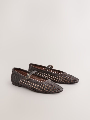 Ballerina con cinturino 'Forever Comfort' di Next in marrone