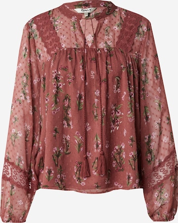 ONLY Bluse 'ONLTessa Eliza' in Pink: Vorderseite