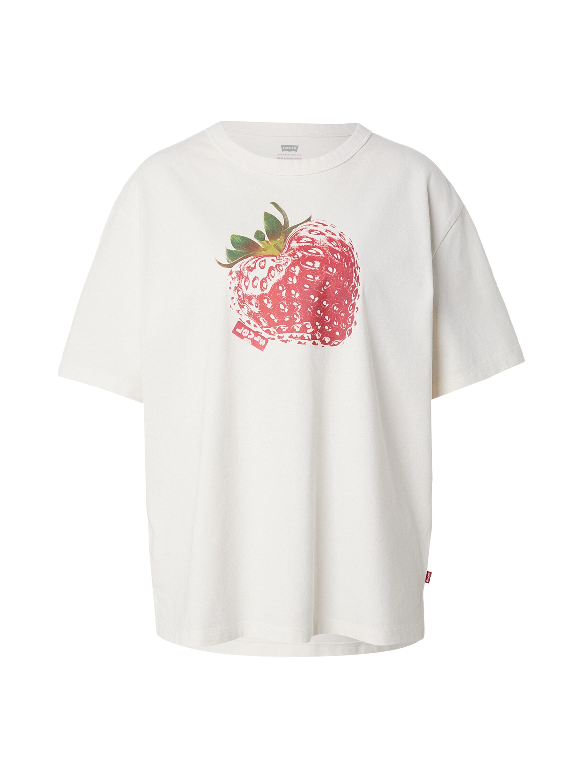 LEVI'S ® Υπερμέγεθες μπλουζάκι 'TABOR' σε πράσινο / κόκκινο / λευκό, Άποψη προϊόντος