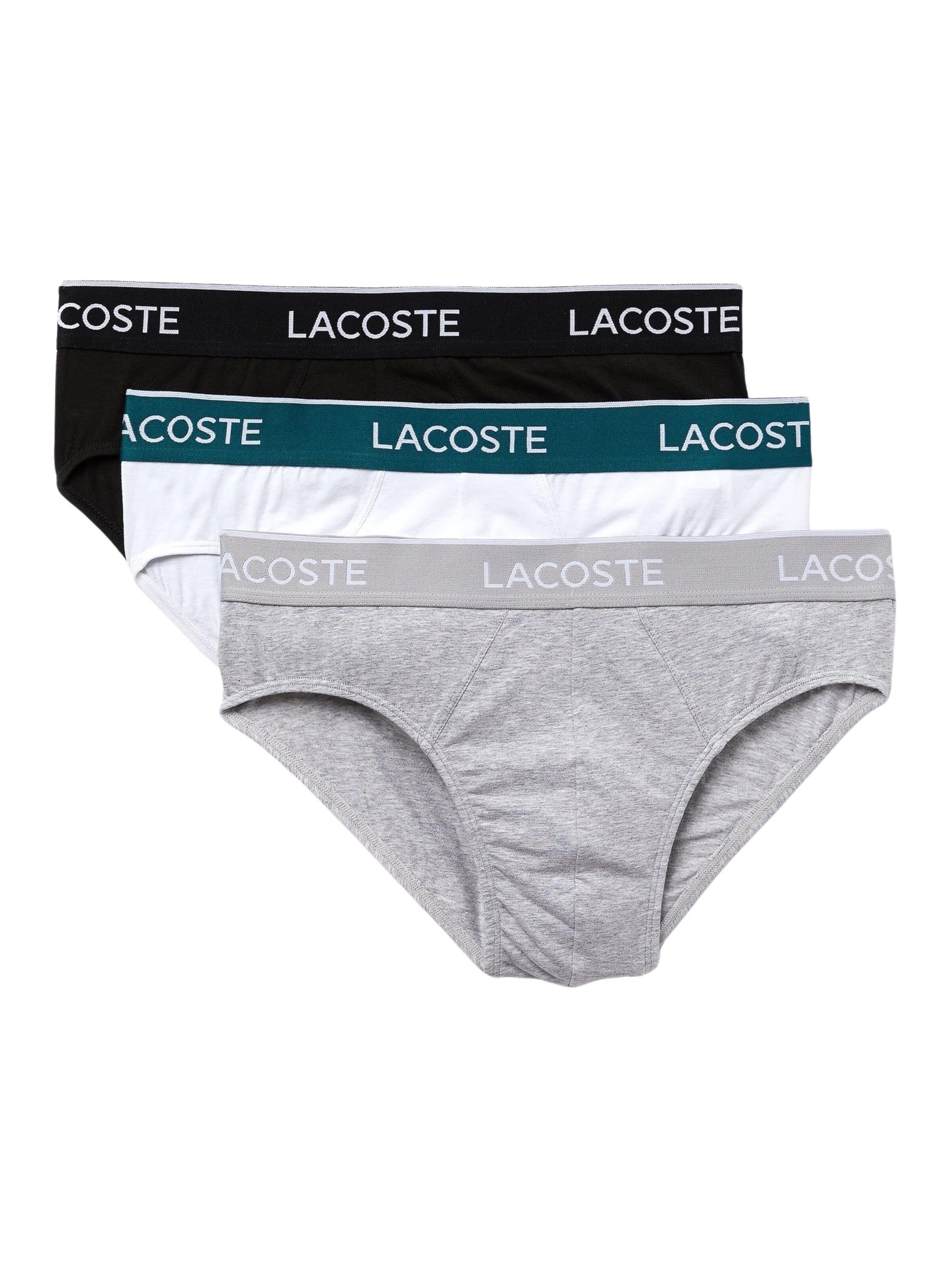 LACOSTE Трусы-слипы в Серый: спереди