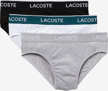 LACOSTE Трусы-слипы в Серый: спереди