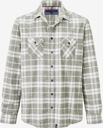 PADDOCKS Regular fit Button Up Shirt in Green: front