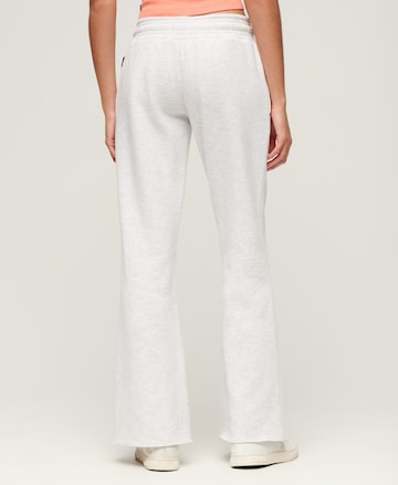 Superdry Wide leg Broek in Grijs