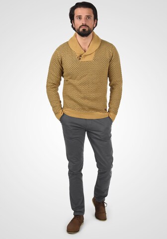 INDICODE JEANS - Regular Calças chino 'Penefal' em cinzento