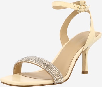 MICHAEL Michael Kors Remsandal 'CARRIE' i beige: framsida