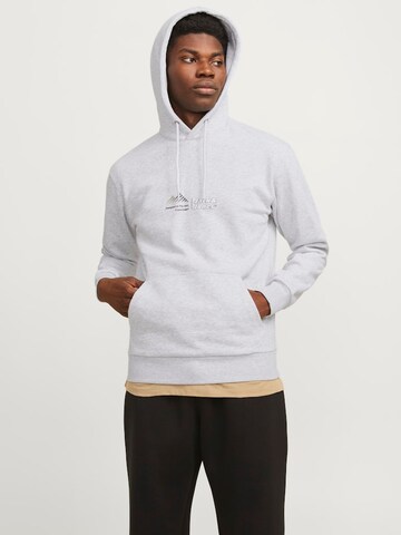 JACK & JONES Sweatshirt 'JCOLima' in Grey: front