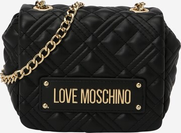 Love Moschino Crossbody Bag in Black: front