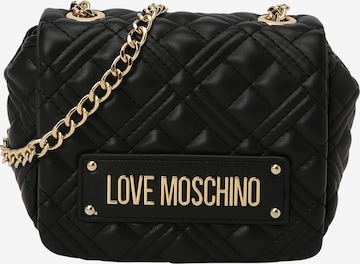 Love Moschino - Mala de ombro em preto: frente