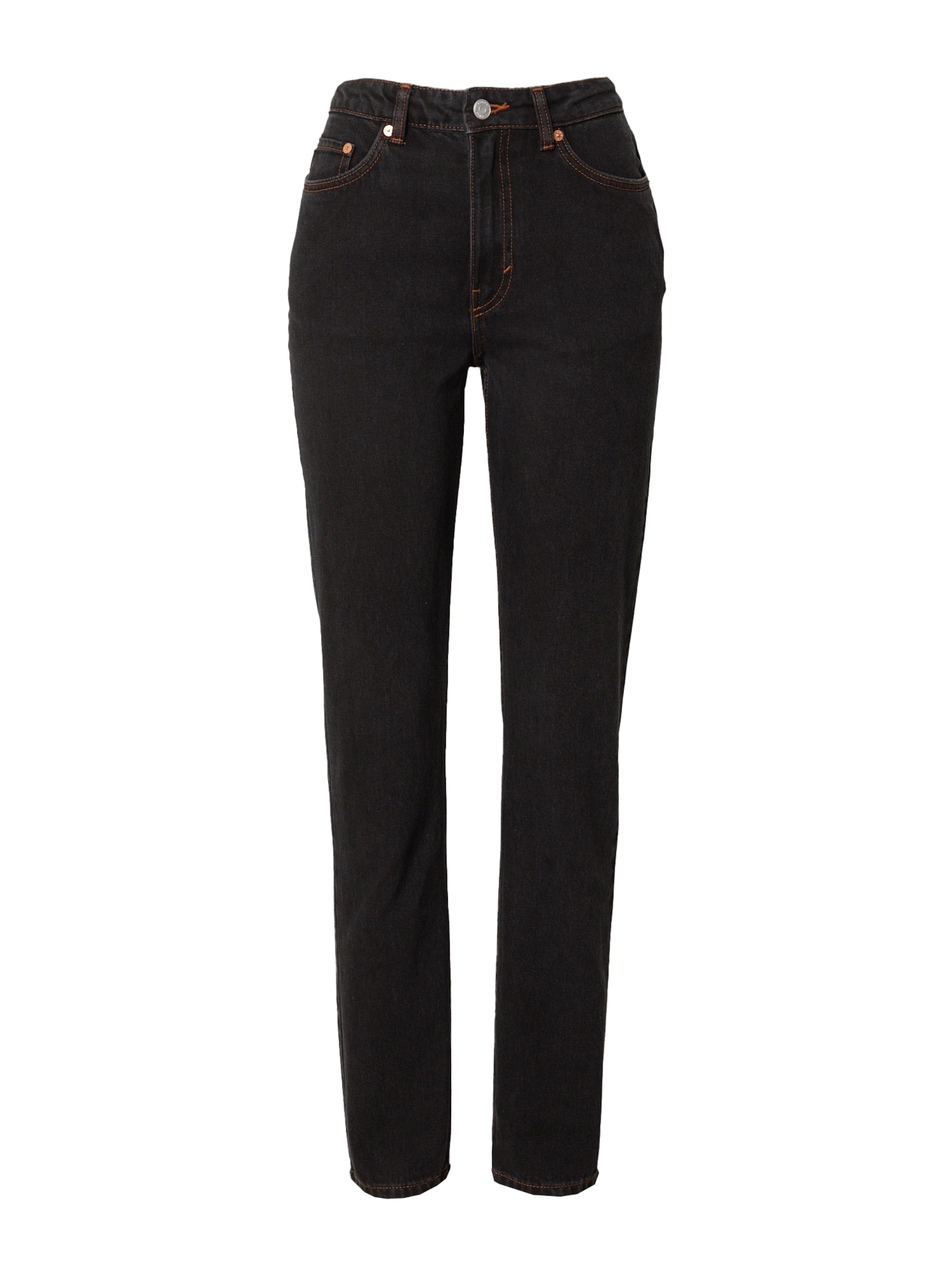 Coupe slim Jean WEEKDAY en noir : devant