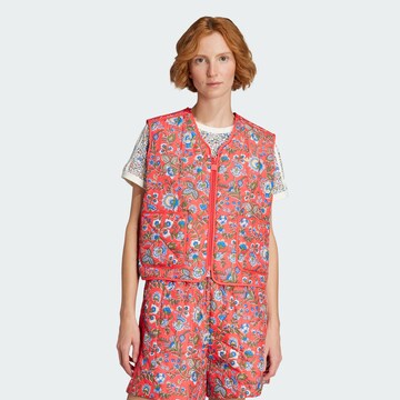 Gilet 'Adidas Originals x Liberty London' ADIDAS ORIGINALS en rouge : devant