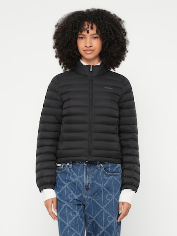 Calvin Klein Between-Season Jacket in Black: front
