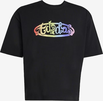 Maglietta 'Adidas x Jeremy Scott' di ADIDAS ORIGINALS in nero: frontale