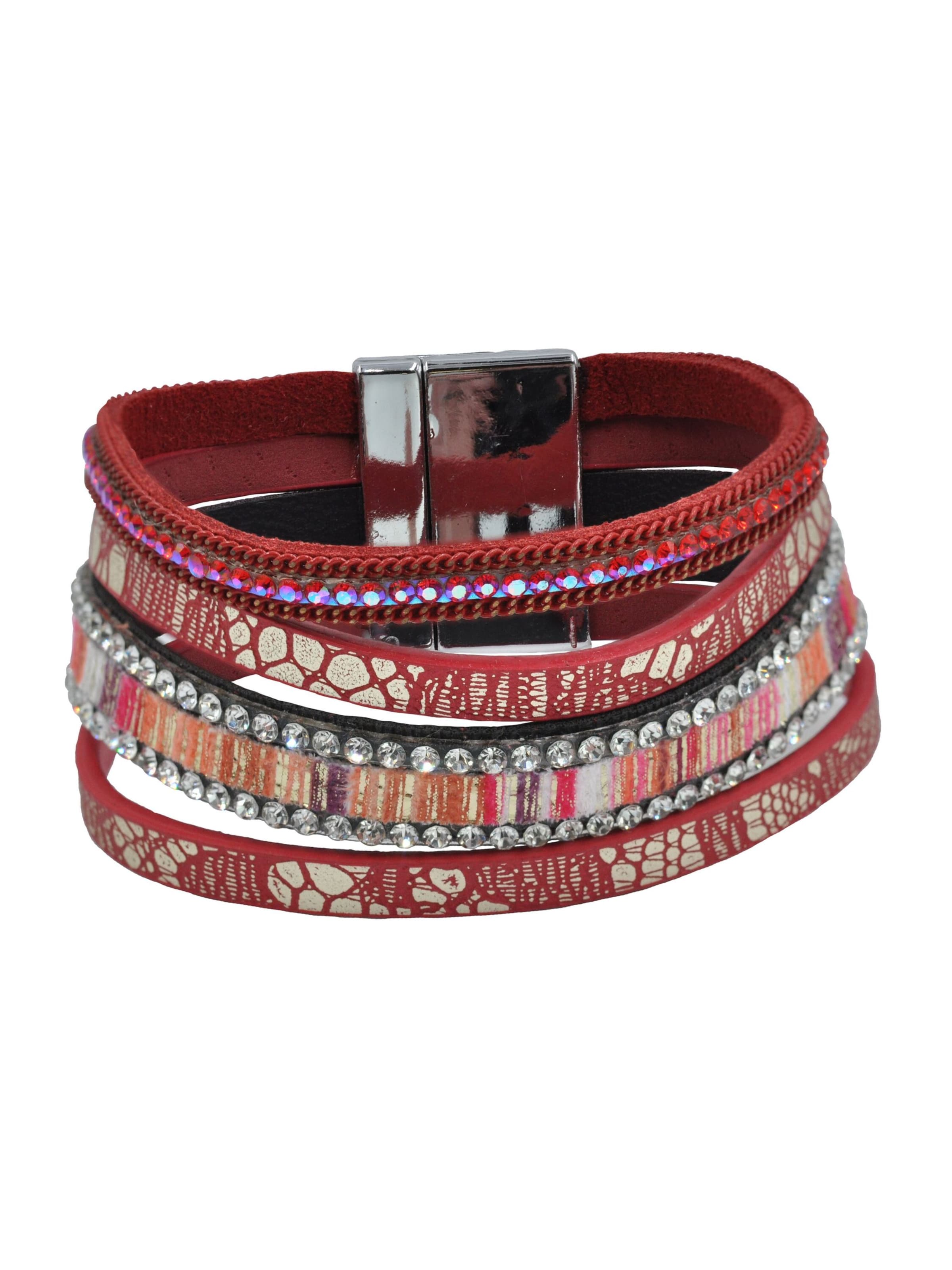 Steuer Bracelet in Red: front