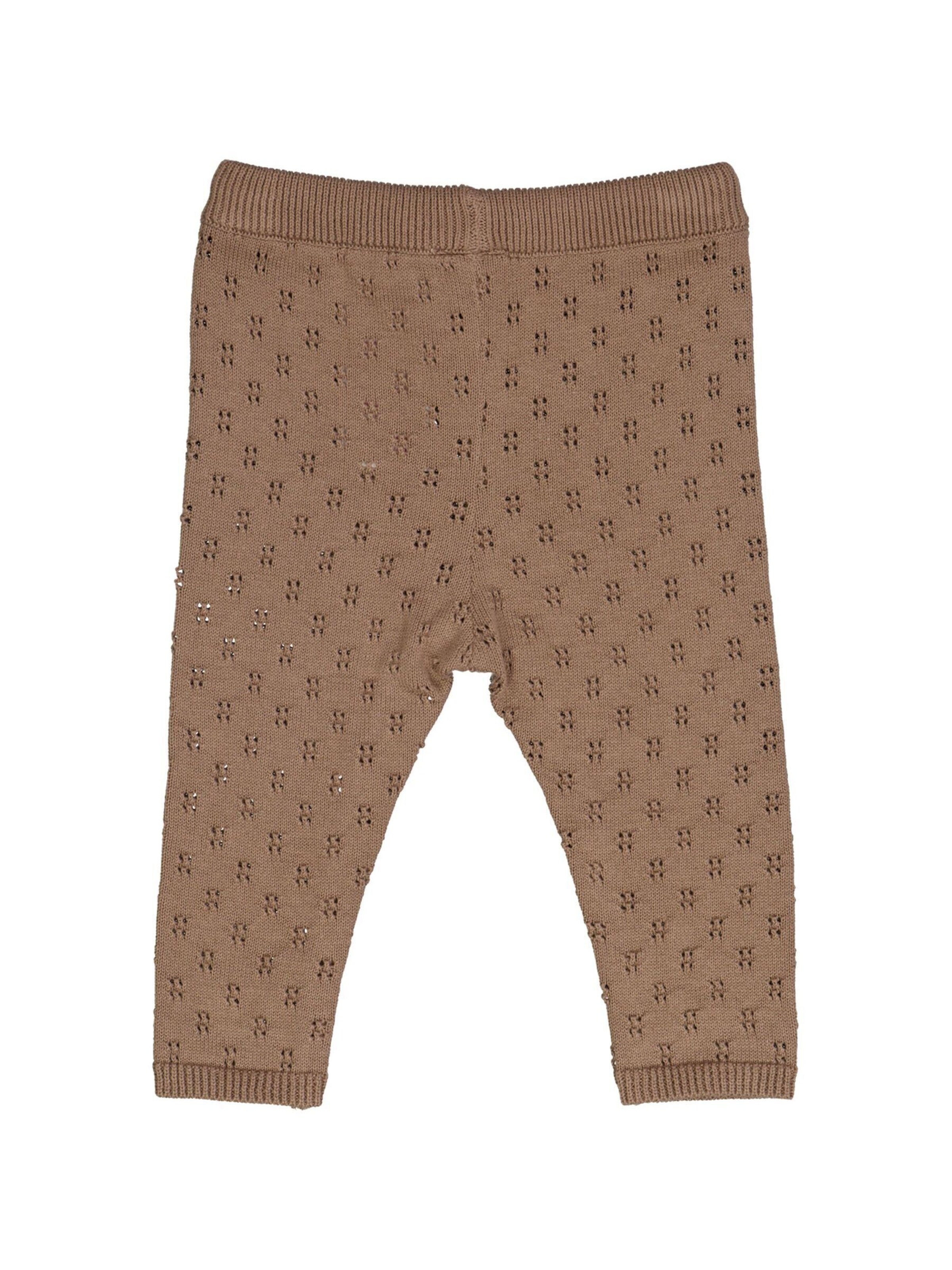 Müsli by GREEN COTTON Tapered Broek in Bruin
