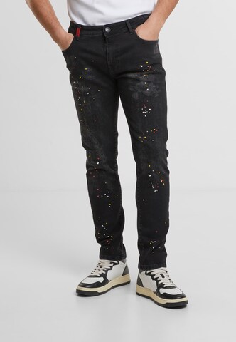 regular Jeans 'Alonso' di 2Y Premium in nero: frontale