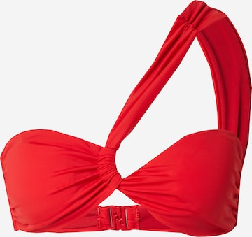 EDITED Bandeau Bikinitoppi 'Dorit' värissä punainen: etupuoli