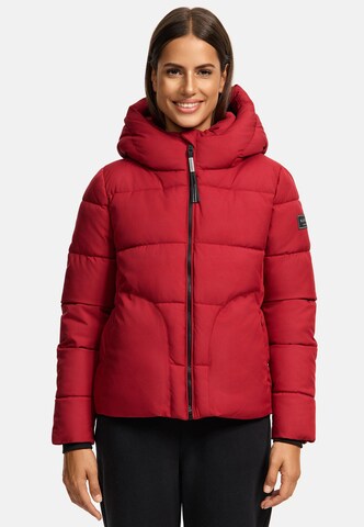 NAVAHOO Winter Jacket in Red: front