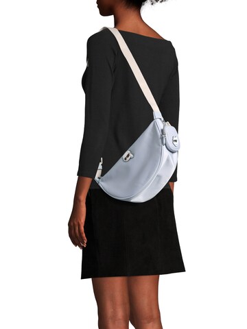 Karl Lagerfeld Crossbody Bag 'IKON' in Blue: front
