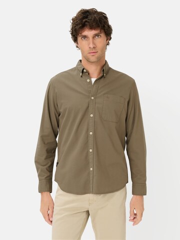 CAMEL ACTIVE Regular fit Button Up Shirt in Green: front
