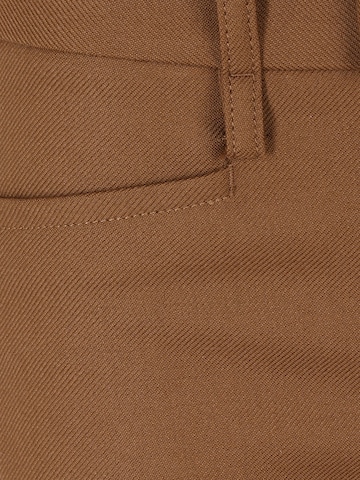 Wide Leg Pantalon à plis 'EXAGGERATED' Banana Republic Petite en marron