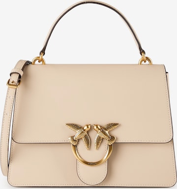Borsa a mano 'Love One' di PINKO in beige: frontale