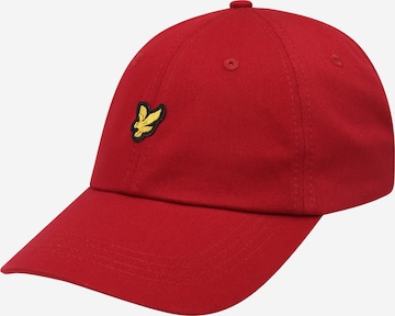 Cappello da baseball di Lyle & Scott in rosso: frontale