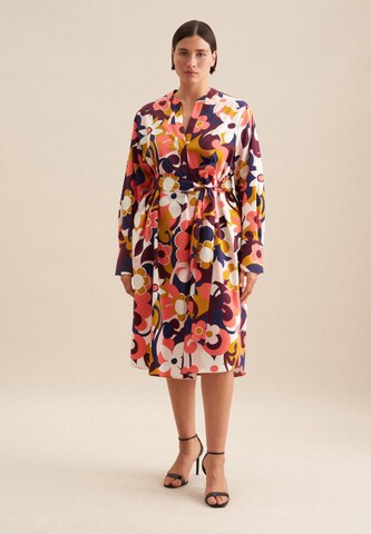 Robe-chemise 'Schwarze Rose' SEIDENSTICKER en rose