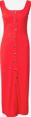 Warehouse - Vestido em vermelho: frente