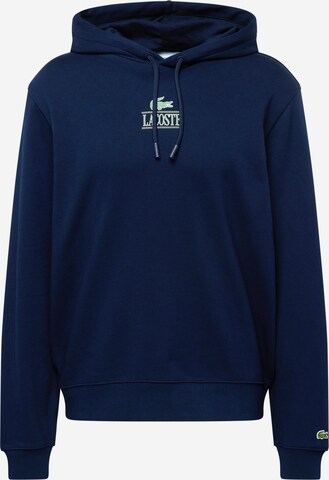 Sweat-shirt LACOSTE en bleu : devant