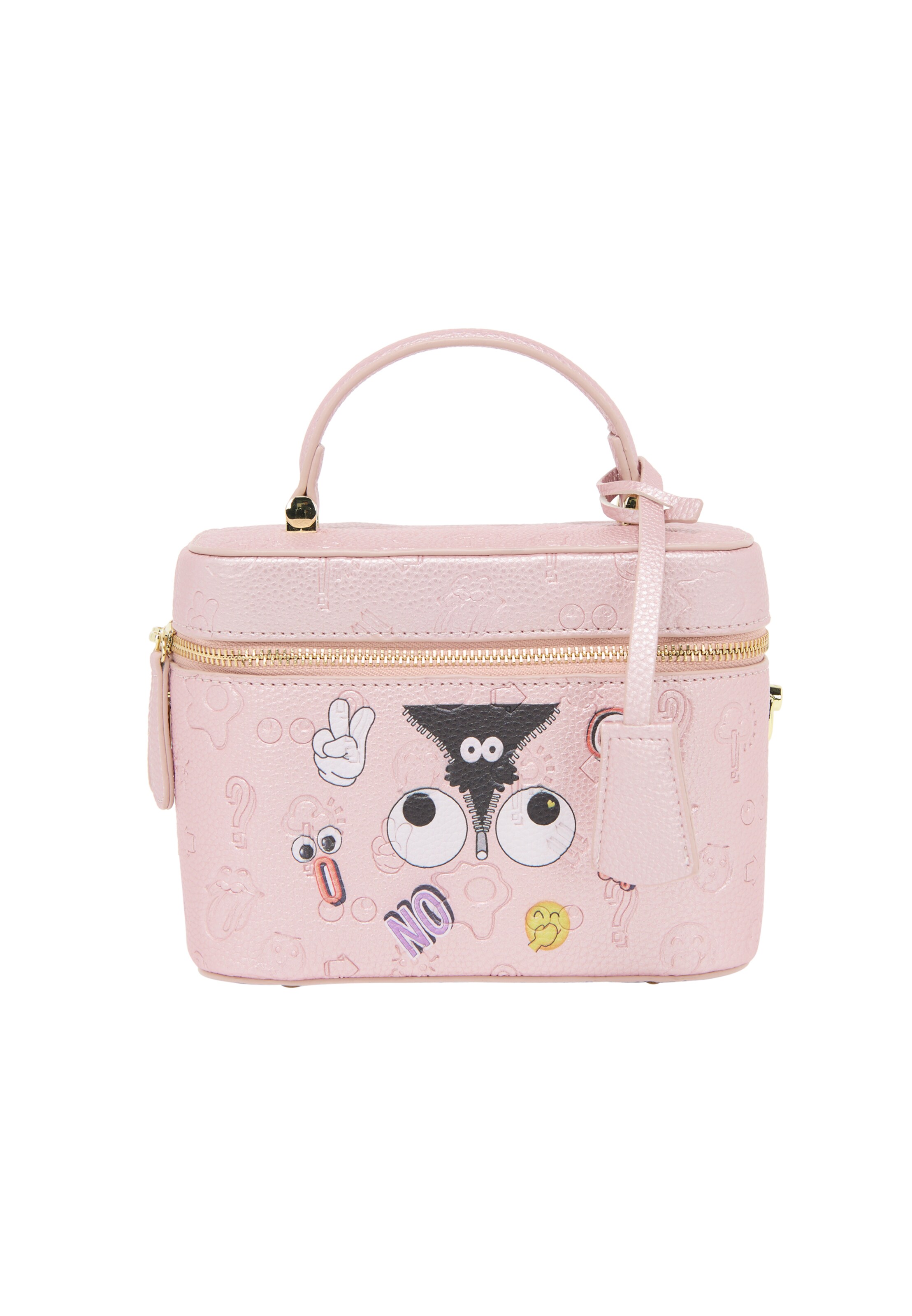 MYMO Ročna torbica 'Pop Eyetheme' | roza barva: sprednja stran