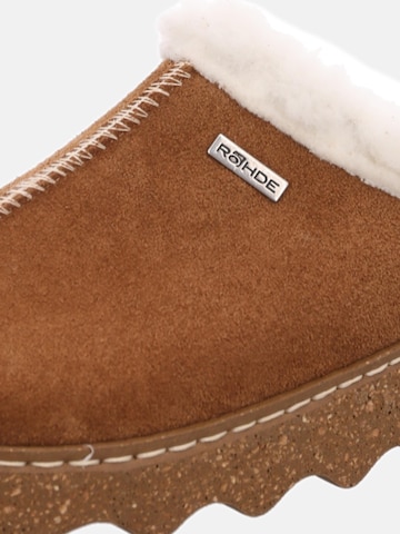 ROHDE Hausschuh 'Foggia-D' in Beige