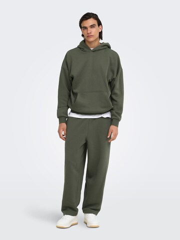 Felpa 'ONSCeres' di Only & Sons in verde