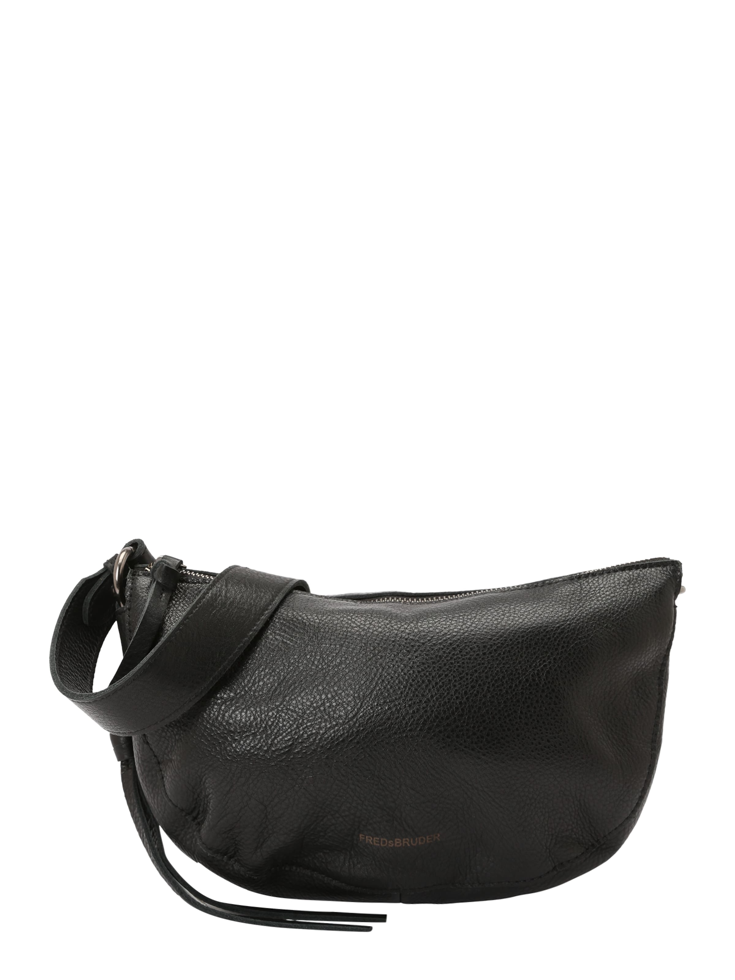 FREDsBRUDER Schultertasche 'My Forever Friend' in Schwarz: Vorderseite