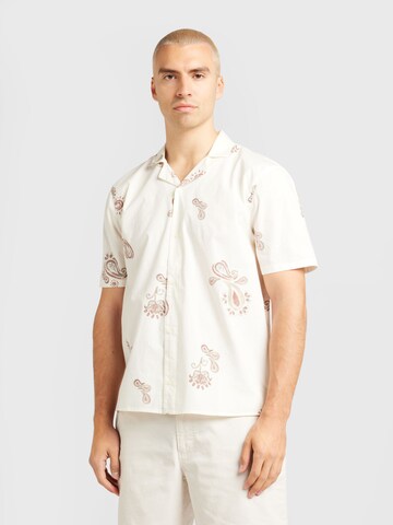Fit confort Chemise HOLLISTER en blanc : devant