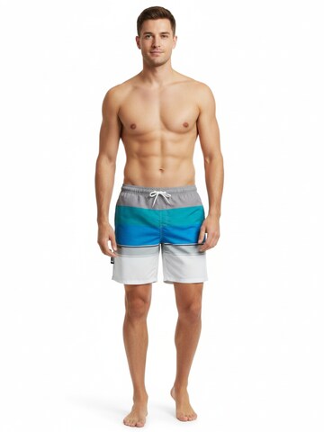 Luvanni Badeshorts 'Boardshorts Style 600 Streifen' in Blau: Vorderseite