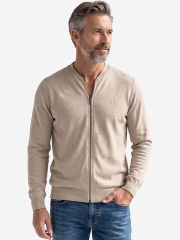 CASAMODA Knit cardigan 'Basic' in Beige