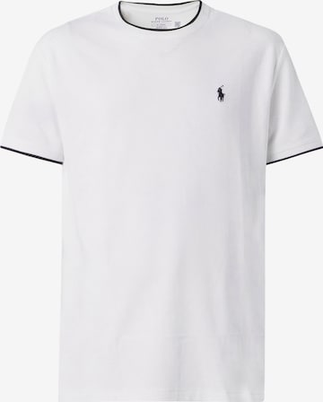 Tricou de la Polo Ralph Lauren pe alb: față