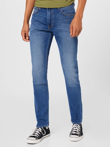 Lee Slimfit Jeans 'Luke' in Blauw: voorkant