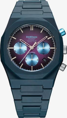 D1 Milano Uhr in Blau: Vorderseite
