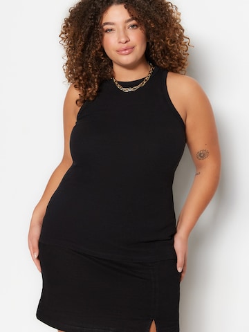 Maglietta intima di Trendyol Curve in nero: frontale