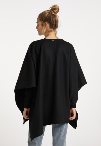 DreiMaster Vintage Cape in Schwarz