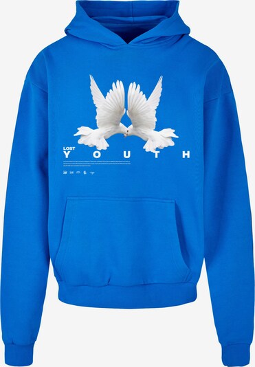 Lost Youth Sweatshirt 'Dove' i koboltblåt / grå / hvid, Produktvisning