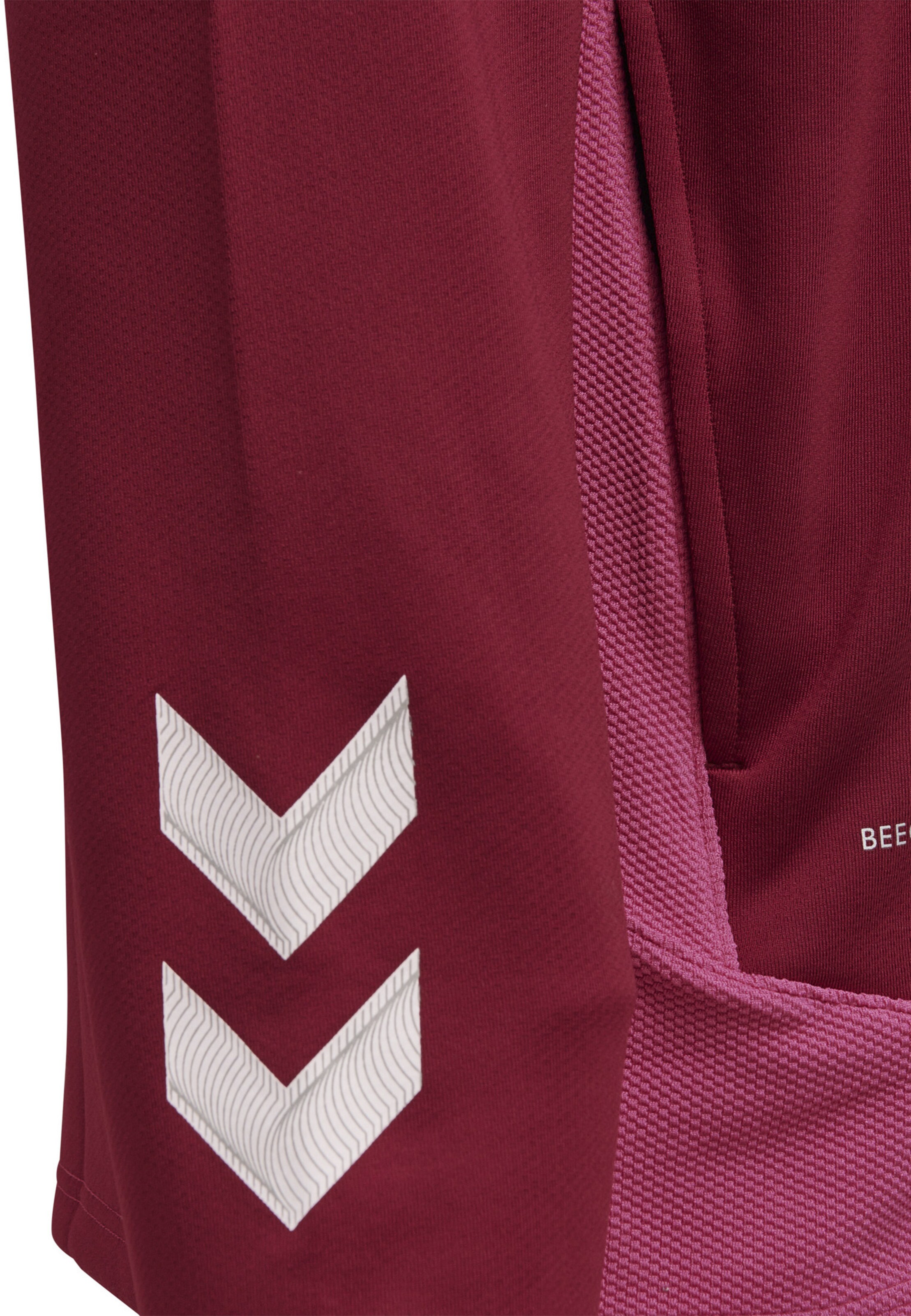 Hummel Sportssweatjakke i rød