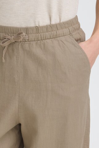 ICHI - Pierna ancha Pantalón 'IHLINNO' en marrón