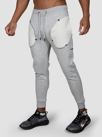 MOROTAI Tapered Workout Pants 'California' in Grey: front