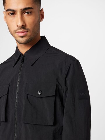Calvin Klein Between-Season Jacket 'MATT' in Black