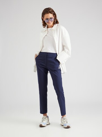 Coupe slim Pantalon à plis 'SLACK' GANT en bleu