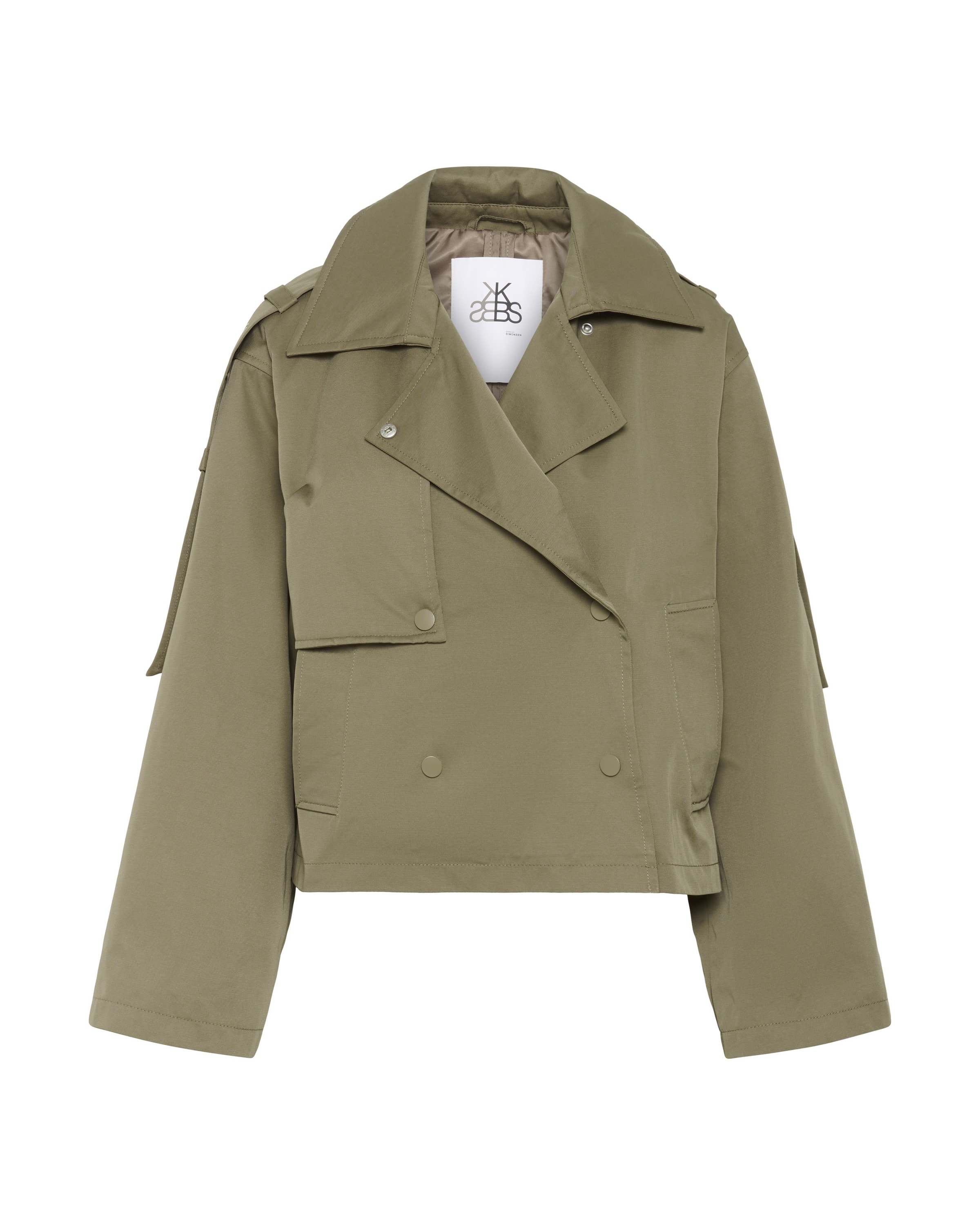 KAREN BY SIMONSEN Tussenjas 'Titte' in Beige: voorkant