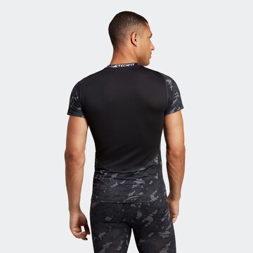 T-Shirt fonctionnel ADIDAS PERFORMANCE en noir